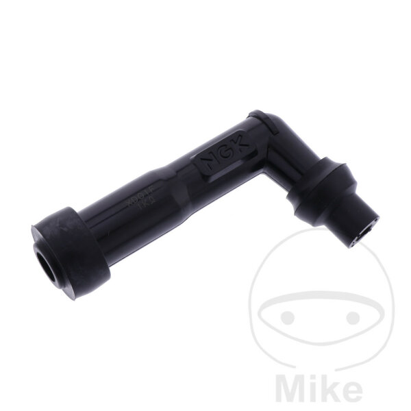 Spark plug connector XD01F 10/12 mm 102° M4 black NGK
