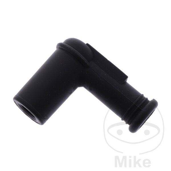 Connettore per candele Pro-0U 14 mm 90° M4 nero per Kawasaki KX 500 # 1993-2003