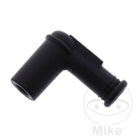 Spark plug connector Pro-0U 14 mm 90° M4 black for...