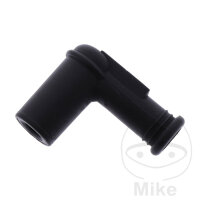 Conector bujía Pro-0U 14 mm 90° M4 negro para...