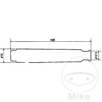Connettore per candele SD05FM 10/12 mm 0° M4 nero NGK per Kawasaki ZL ZR ZRX ZX-10