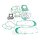 Kit de joints sans joint de couvercle de soupapes pour SYM Fiddle II X-Pro 125