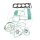 Gasket set without valve cover gasket for Yamaha FJR 1300 /A /AS # 01-12