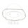 Guarnizione coperchio frizione ATH per Maico MC 250 1978-1981 # MC 400 490 1981