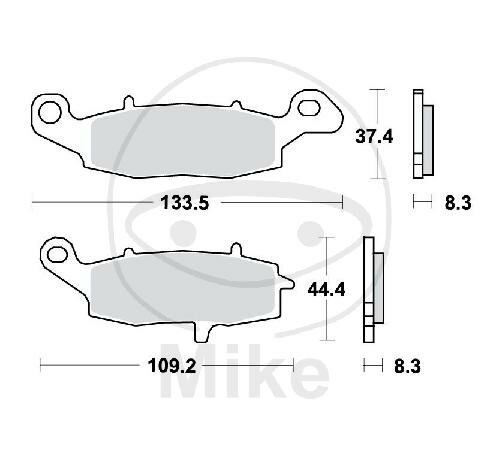 TRW Brake pad set Sinter TRQ MCB682TRQ