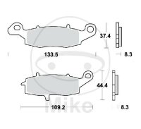 TRW Brake pad set Sinter TRQ MCB681TRQ