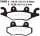 EBC Scooter brake pad set organic SFA484