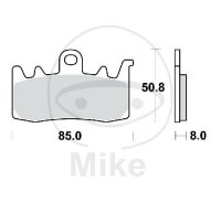 TRW Brake pad set Sinter TRQ MCB856TRQ