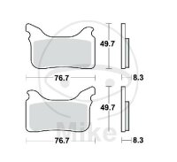 TRW Brake pad set Sinter TRQ MCB793TRQ