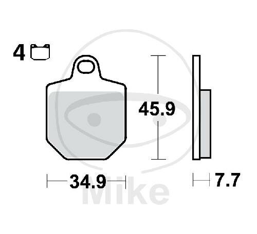 TRW Brake pad set Sinter TRQ MCB794TRQ