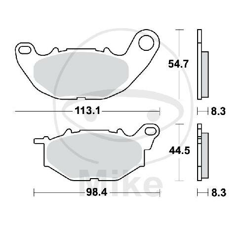 TRW Brake pad set Sinter TRQ MCB878TRQ