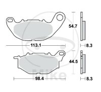 TRW Brake pad set Sinter TRQ MCB878TRQ
