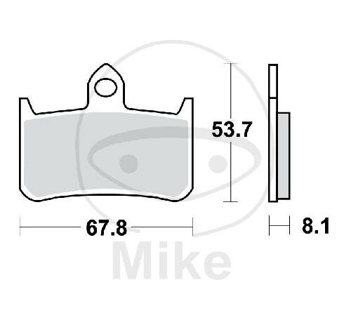 TRW Brake pad set Sinter TRQ MCB593TRQ