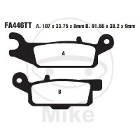 EBC Plaquettes de frein standard FA446TT