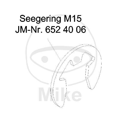 SEEGERRING M15 JMP FOX 4000 H