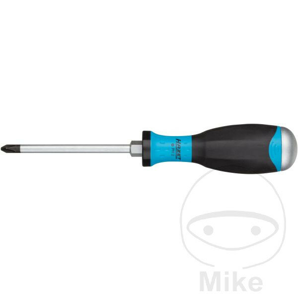 HAZET Cross-recess screwdriver PH1 x 80 with striking cap