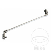 Articulated ratchet wrench 1/4" hexagonal and square, lockable