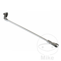 Articulated ratchet wrench 1/4" hexagonal and square, lockable