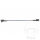 Articulated ratchet wrench 1/4" hexagonal and square, lockable