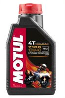 Huile moteur 10W40 4T 1 litre Motul synthétique 7100