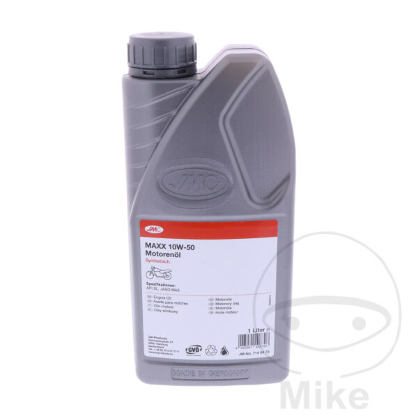 Engine oil 10W50 4T 1 liter JMC Maxx synthetic