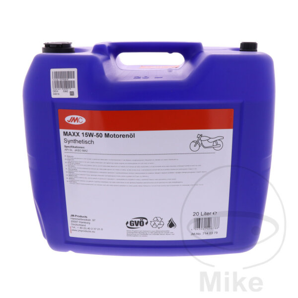 Engine oil 15W50 4T 20 liters JMC Maxx synthetic