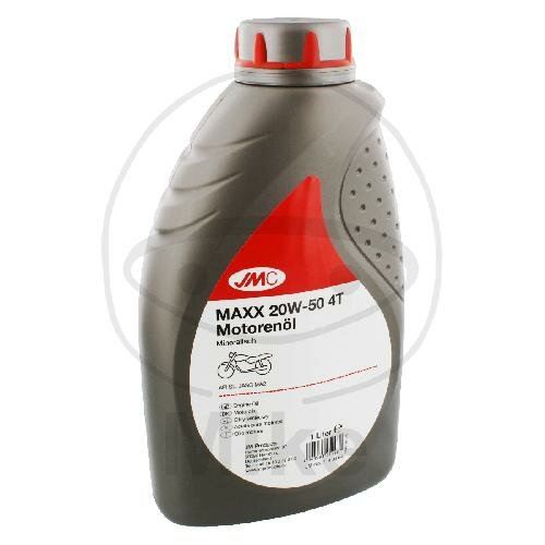 Huile moteur 20W50 4T 1 litre JMC Maxx minérale