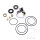 Anlasser Reparatursatz mit Halter für Kawasaki KEF KLF KVF 300