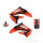 Sticker set BBR Dream 4 for Honda CR 85 R RB # 2003-2008
