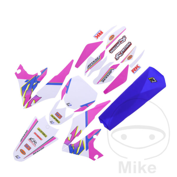 Sticker set BBR Retro for Yamaha YZ-F 250 2019-2022 # YZ-F 450 2018-2020