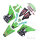 Jeu dautocollants BBR Replica Racing 2021 pour Kawasaki KX 125 250 KX-F 250 03-08