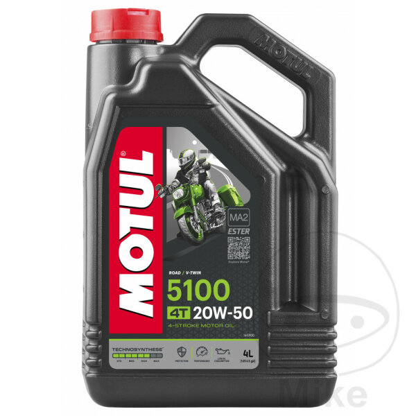 Engine oil 20W50 4T 4 liters Motul HC-Synthese 5100