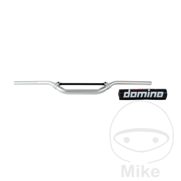 Handlebar HRB aluminum silver 22 mm Domino Offroad High Bend