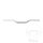 Manillar HSA aluminio plata 22 mm Domino Offroad High Bend
