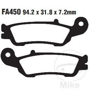 EBC Extreme Pro Brake Pad Set Sinter EPFA EPFA450HH