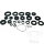 Differential repair kit complete for Polaris RZR 1000 RS1 L7e EPS # 2020