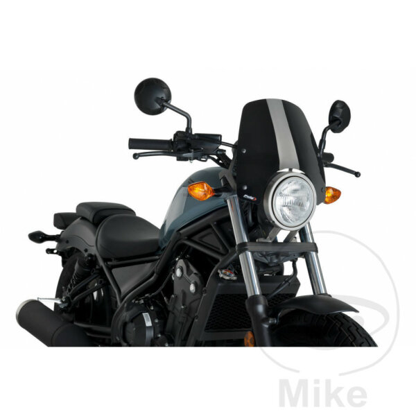 Parabrezza Sport N nero Puig per Honda CMX 500 Rebell # 2017-2020
