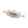 Gasoline filter 60 x 6 mm, clear, brass filter, UNIVERSAL