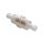 Gasoline filter 60 x 8 mm, clear, brass filter, UNIVERSAL