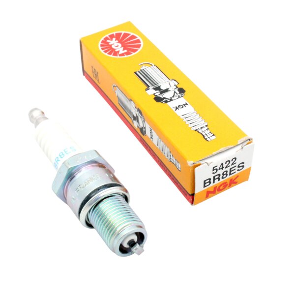 NGK Standard Spark Plug - BR8ES Mobile Terminal Nut