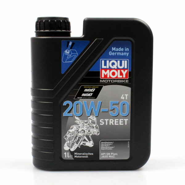 Moto Olio motore 4T 20W-50 Street 1 litro