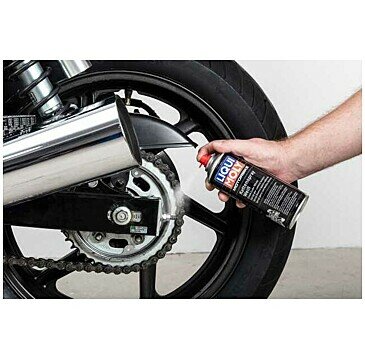 Spray para cadena de motocicleta blanco recargable 50 ml