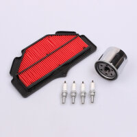 Air Filter Oil Filter Spark Plugs Maintenance Set for...