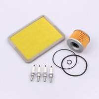 Air Filter Oil Filter Spark Plugs Set for Kawasaki ZXR...