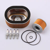 Air Filter Oil Filter Spark Plugs Set for Honda GL 1200...