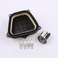 Air Filter Oil Filter Spark Plugs Set for Suzuki GSX 1300...