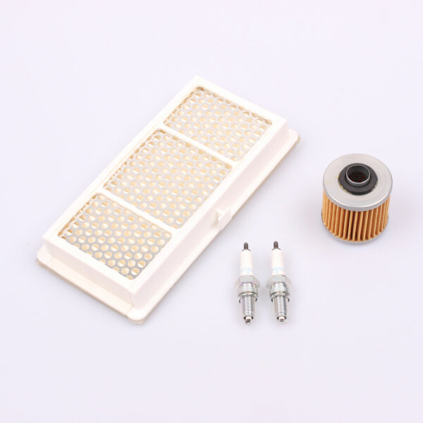 Air Filter Oil Filter Spark Plugs Maintenance Set for Yamaha TRX 850 # 96-99
