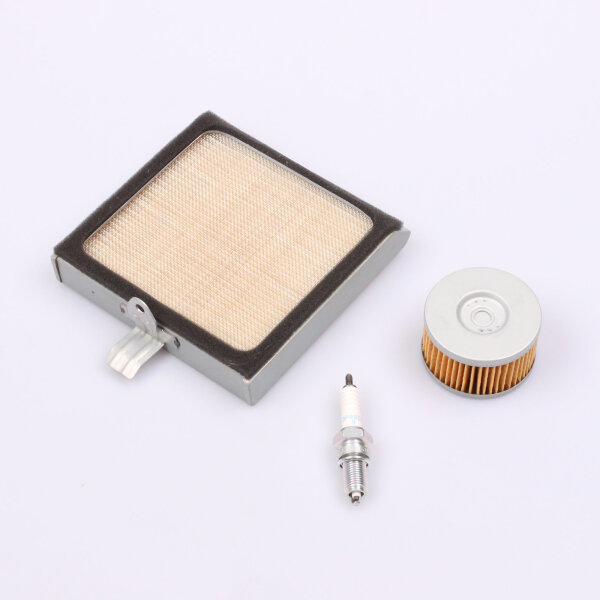 Air Filter Oil Filter Spark Plug Maintenance Set for Suzuki LS 650 # 86-00