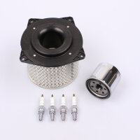 Air Filter Oil Filter Spark Plugs Maintenance Set for...