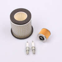 Air Filter Oil Filter Spark Plugs Set for Yamaha BT 1100...